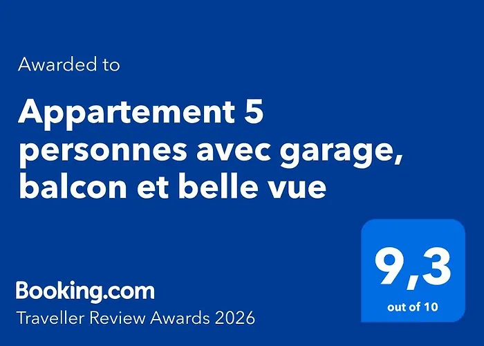 5 Personnes Avec Garage, Balcon Et Belle Vue Mont-Dore